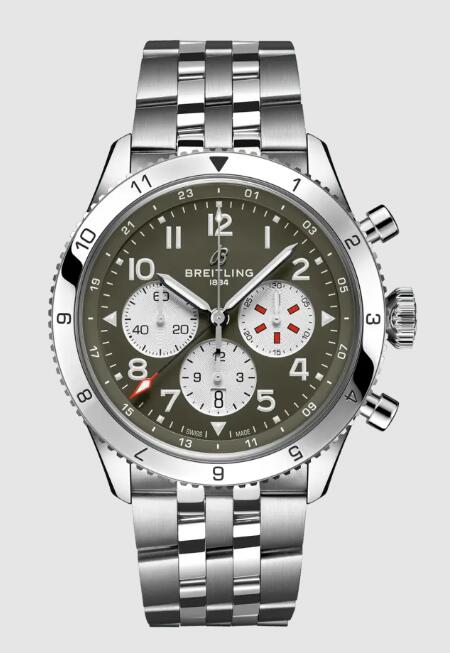 Replica Breitling SUPER AVI B04 CHRONOGRAPH GMT 46 CURTISS WARHAWK AB04452A1L1A1 Men Watch